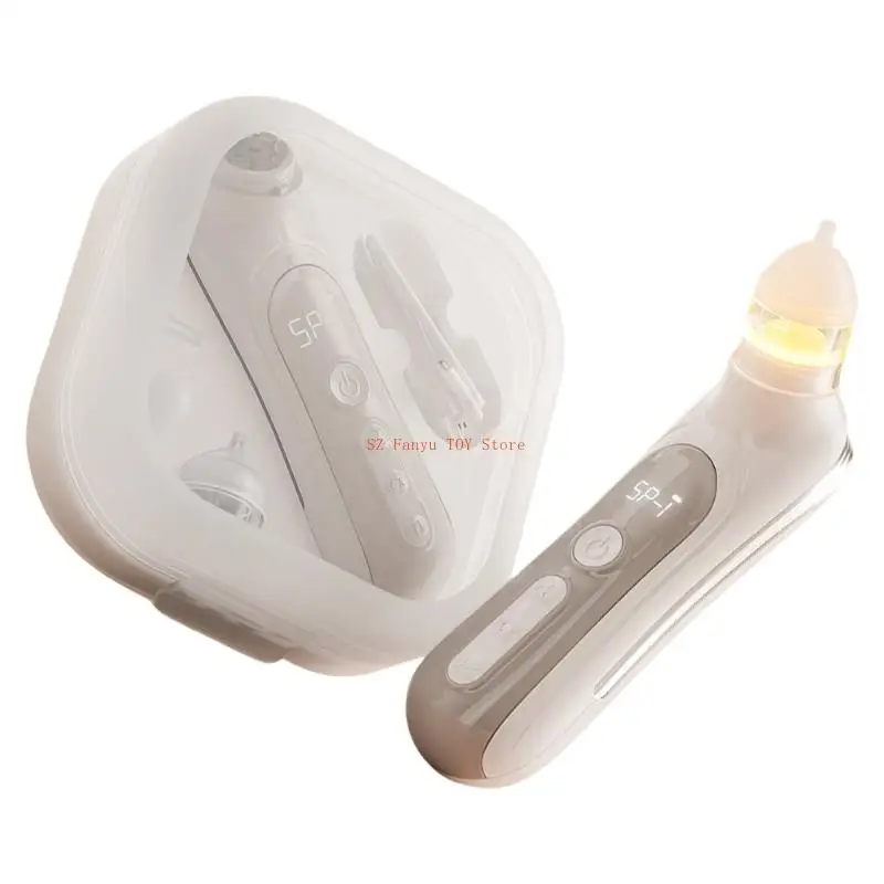 96GC آلة مصاصة أنف الأطفال المحمولة منظف الأنف مع قوة شفط قابلة للتعديل وشحن USB للمنزل والسفر #2