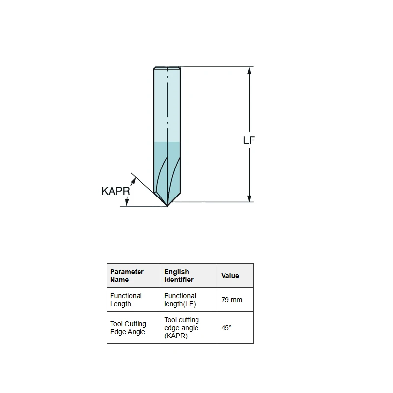 45-Degree Chamfer End Mill Carbide Cutting Tool for Metal Machining Deburring Wear-Resistant High-Precision Milling Cutter