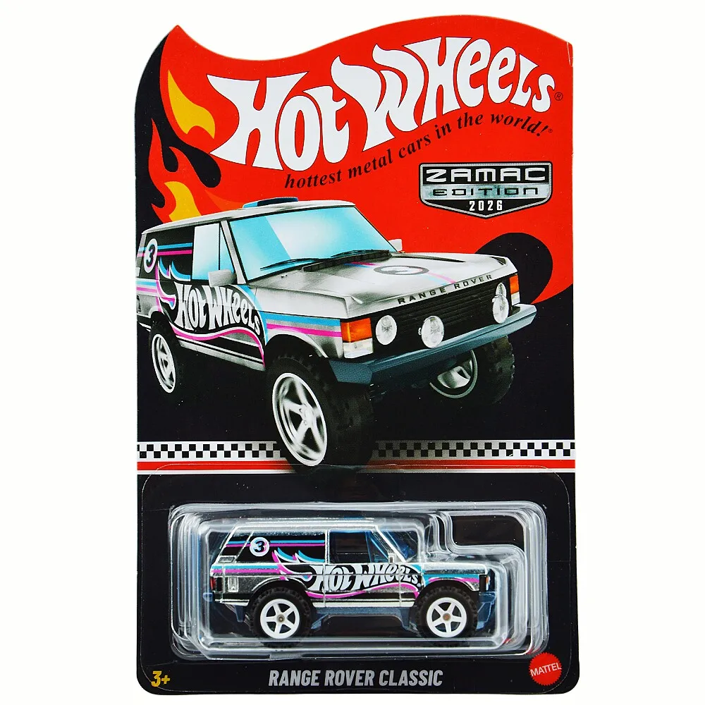 Металлическая литая модель Hot Wheels 2026 COLLECTOR ZAMAC EDITION RANGE ROVER CLASSIC 1/64