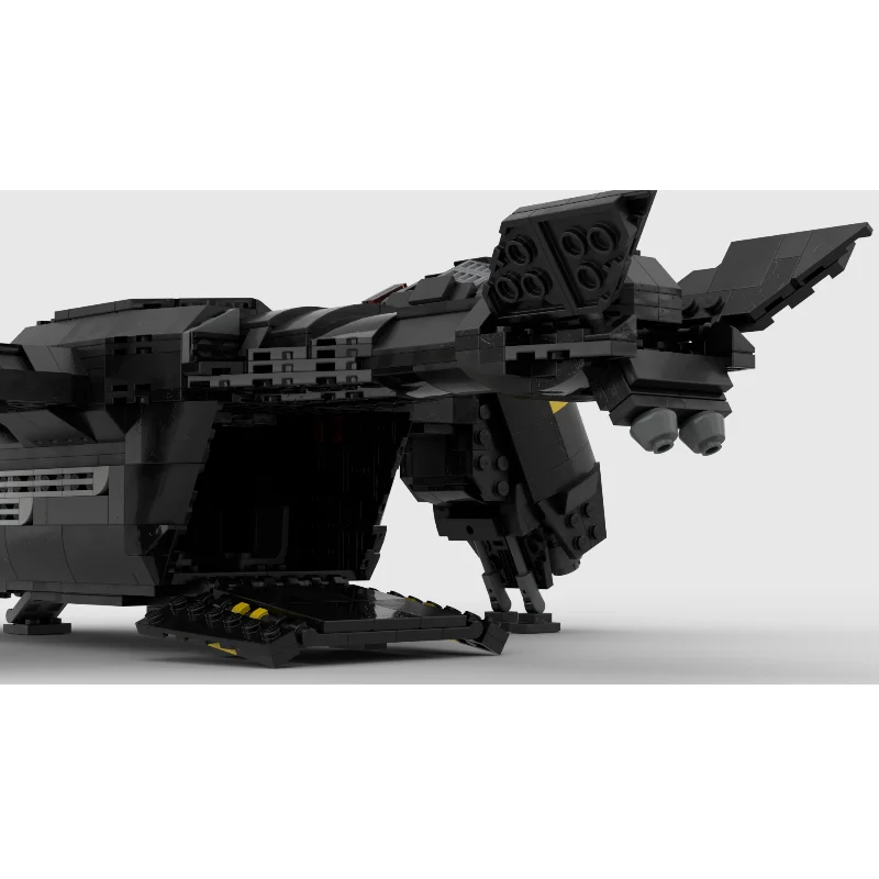 Star Movie Moc Building Bricks Pelican-1 Extraction Shuttle (Helldivers 2) Technology Blocks Christmas DIY Toy Construction Gift