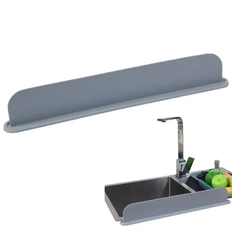 Silikon-Waschbecken-Schallwand, Spritzschutz, schützt das Tuch vor Spritzwasser, Spritzschutz zum Geschirrspülen, Wasserhahn, Badezimmer