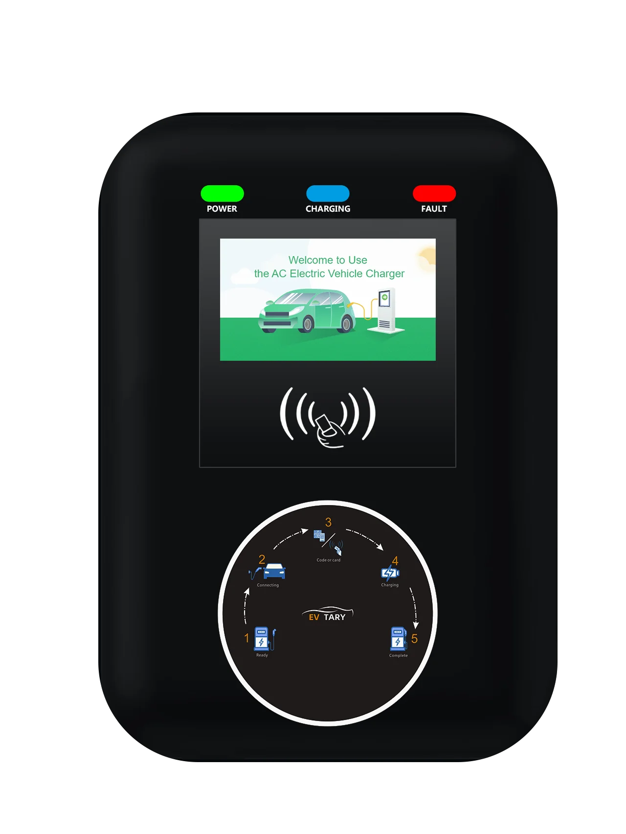 

TARY AC Ev Charger 32a Type2 Wallbox 7kw 11kw 22kw WiFi APP RFID Smart App Ev Charging Station With Socket