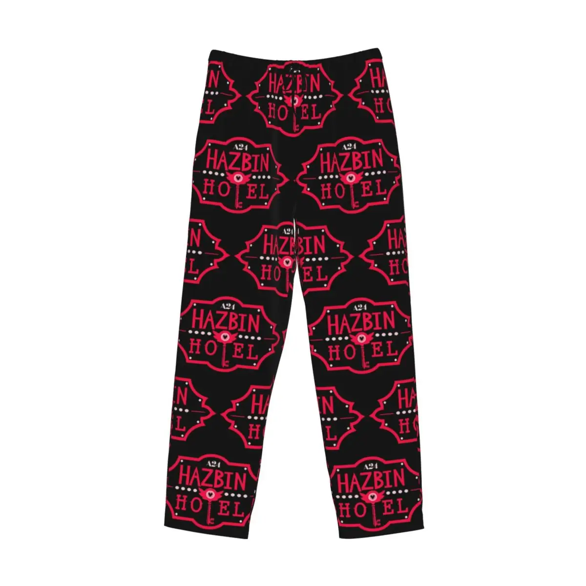 Custom Hazbin Hotels Comedy Anime America Song And Dance Pajama Pants Men Sleepwear Sleep Lounge Bottoms with Pockets