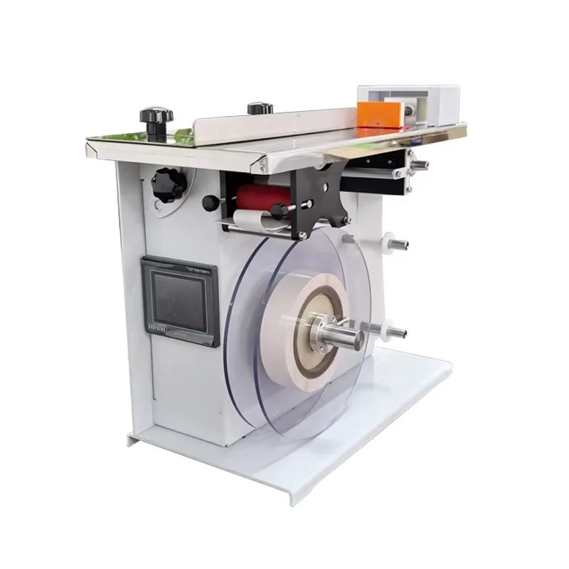 

Desktop Transparent Self-Adhesive Label Applicator Automatic Carton Corner Labeling Machine