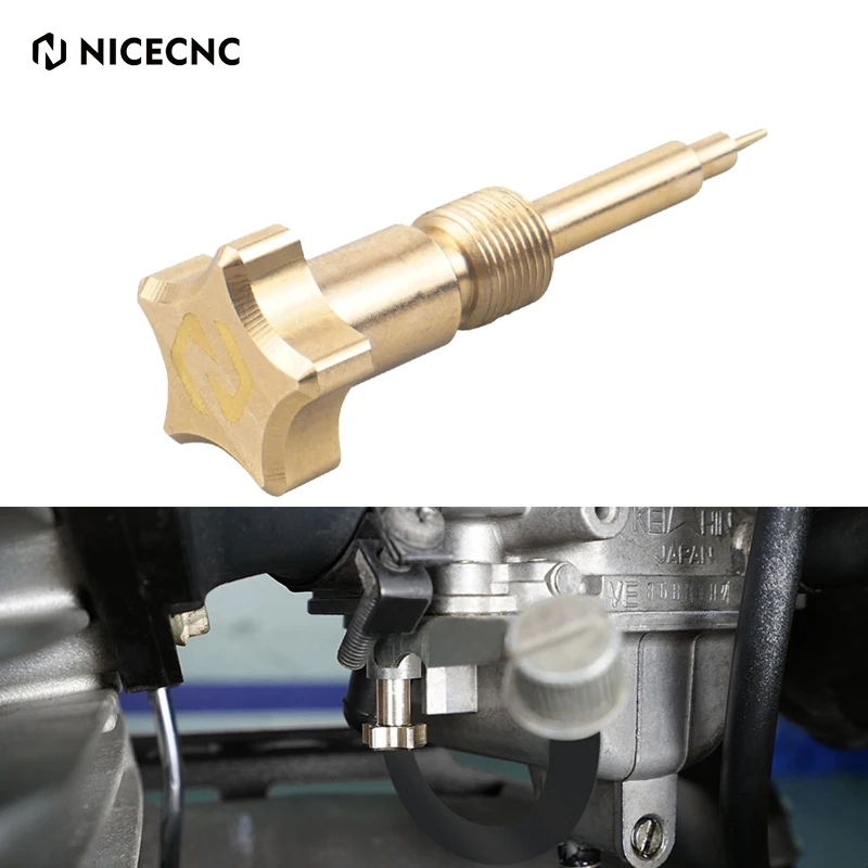 

NICECNC For Honda XR650L XR 650L XR 650 L 1993-2024 2023 2022 2021 2020 20219 Motorcycle Air Fuel Mixture Screw Premium Brass