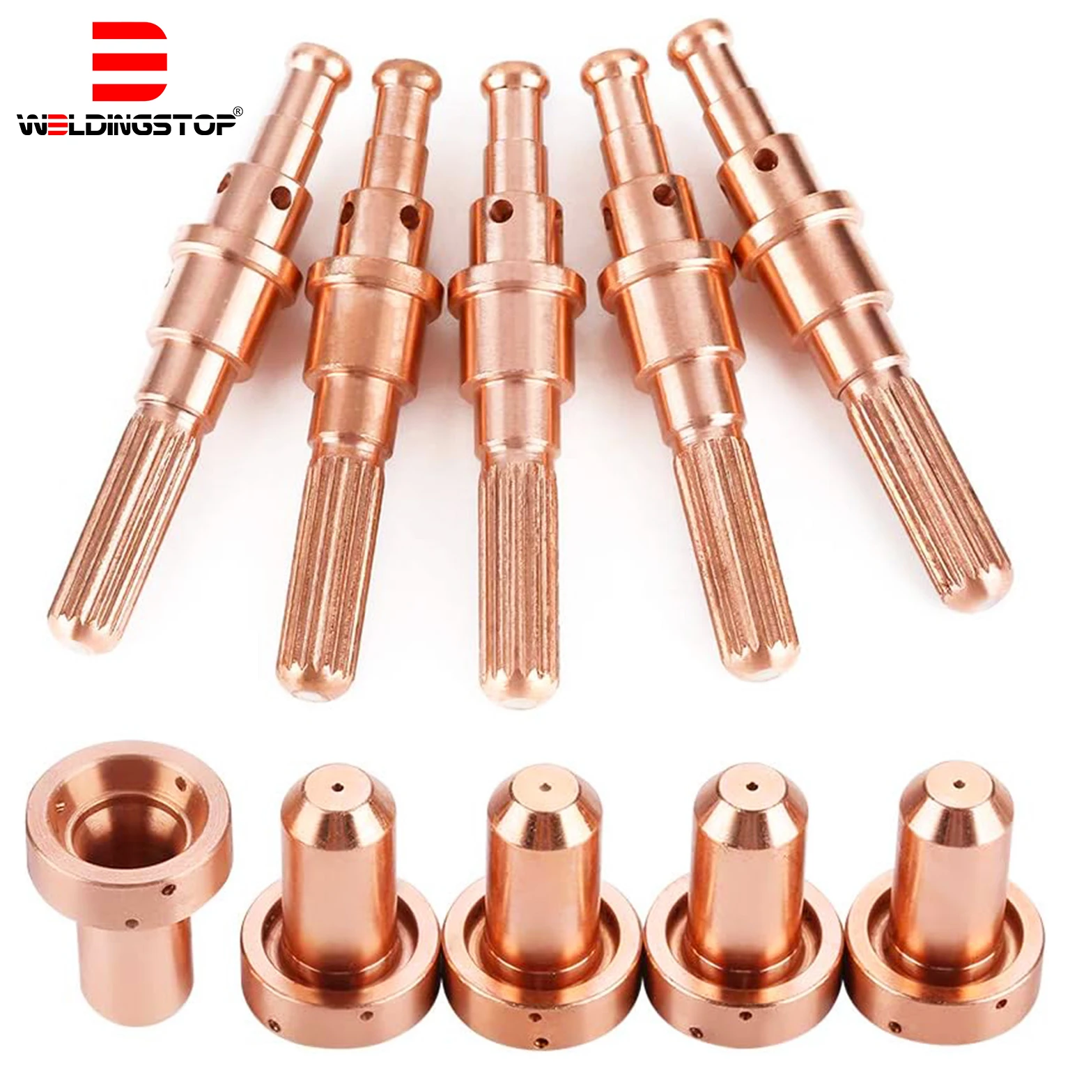 

Электрод и сопло для плазменной горелки WS 9-8215 9-8210 SL60 SL100, наконечник 60А для Thermal Dynamics Cutmaster 52 SL60, расходные материалы, упаковка 10 шт.