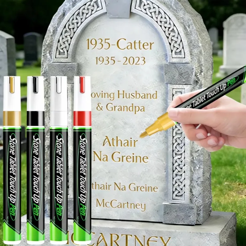 Pet Tombstone Repair Touch Up Pen Waterproof Stone Marker Pa