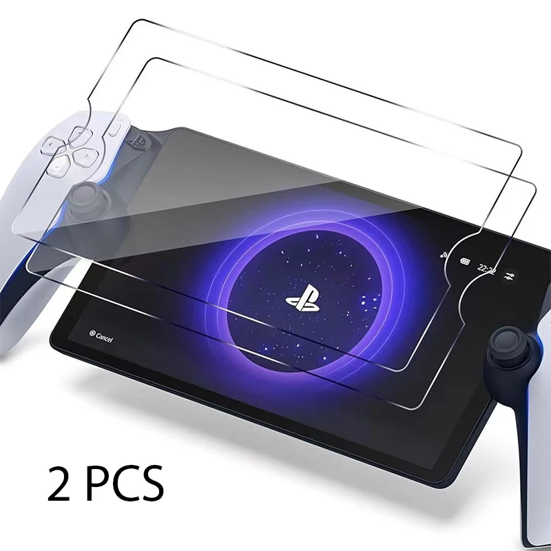 2 Pack Screen Protector Protective for Sony PlayStation PS5 Portal Handheld Anti-Scratch Tempered Glass Gaming Accessories