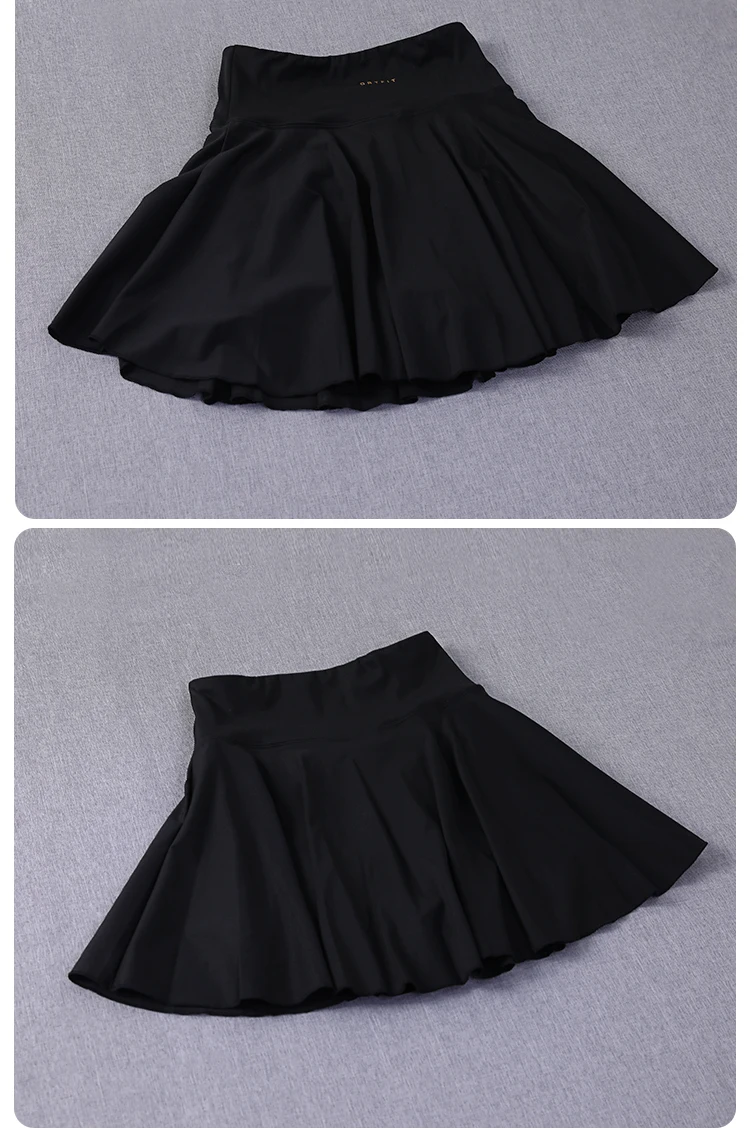 Yoga Wear Athletic Skorts Lauftraining Sportröcke Hoch taillierter, plissierter Tennisrock für Damen – Detail 7