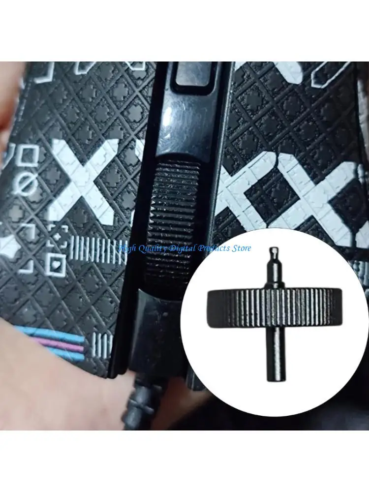 

U2JE Mouse Metal Scroll Wheel Pulley for Deathadder V2 Wireds Mouse Repair Access