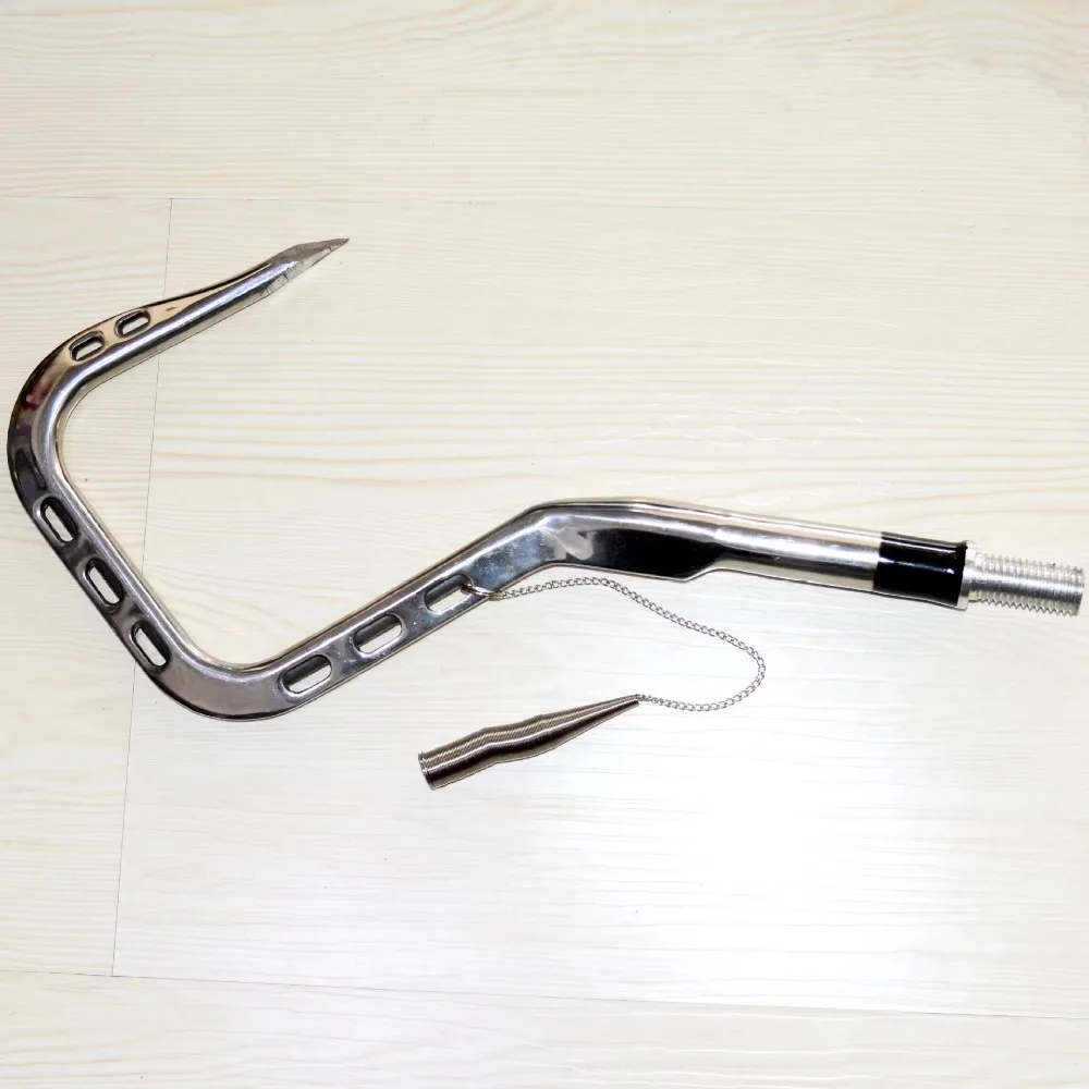 Shark Gaff 1.8m 2 Section Removable Fishing Hook Artifact Aluminum Alloy Stainless Steel Spear Hook Fishing Accessories