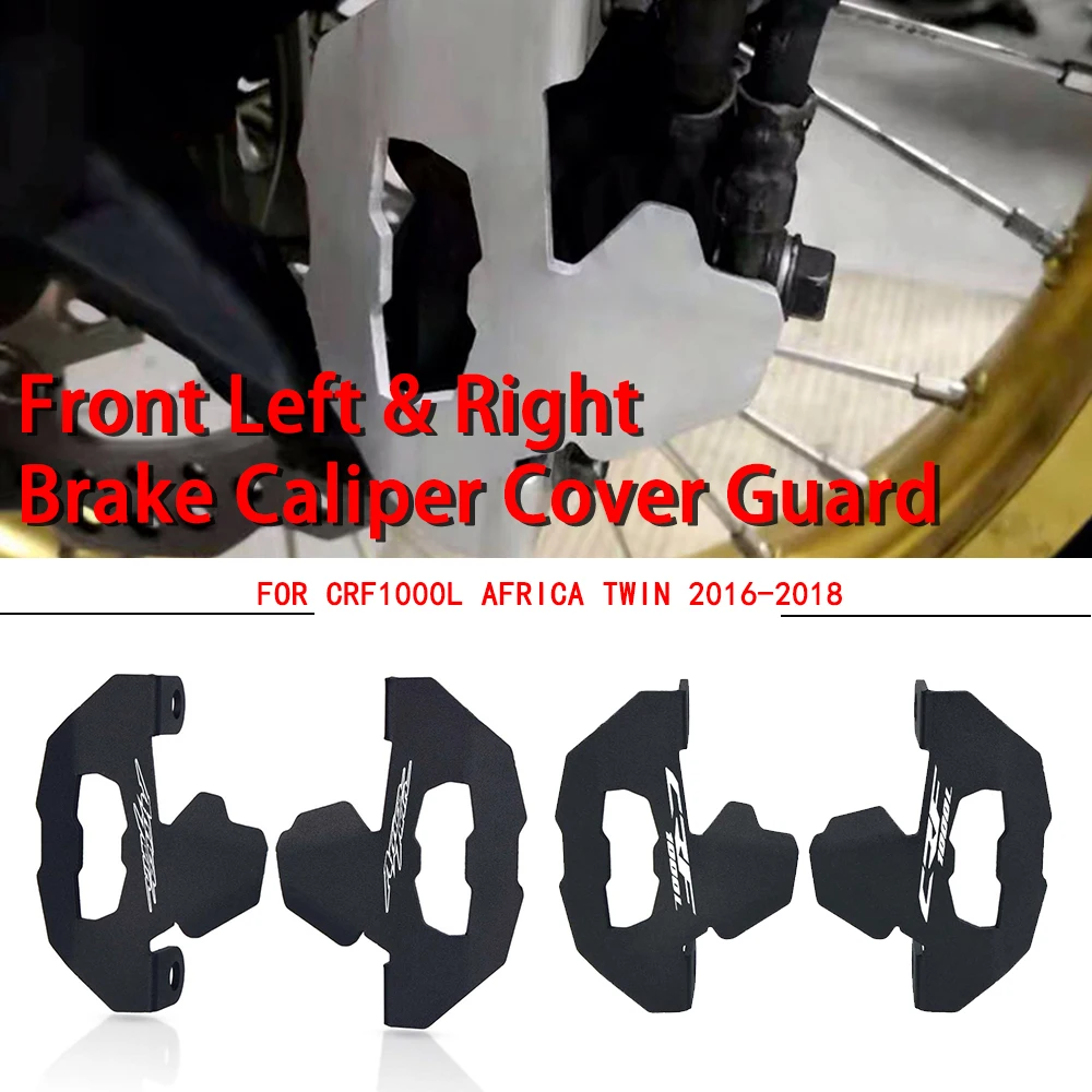 CRF1000L Motorcycle Front Brake Caliper Cover Guard Protection For HONDA CRF1000L CRF 1000L 1000 L Africa Twin 2016 2017 2018