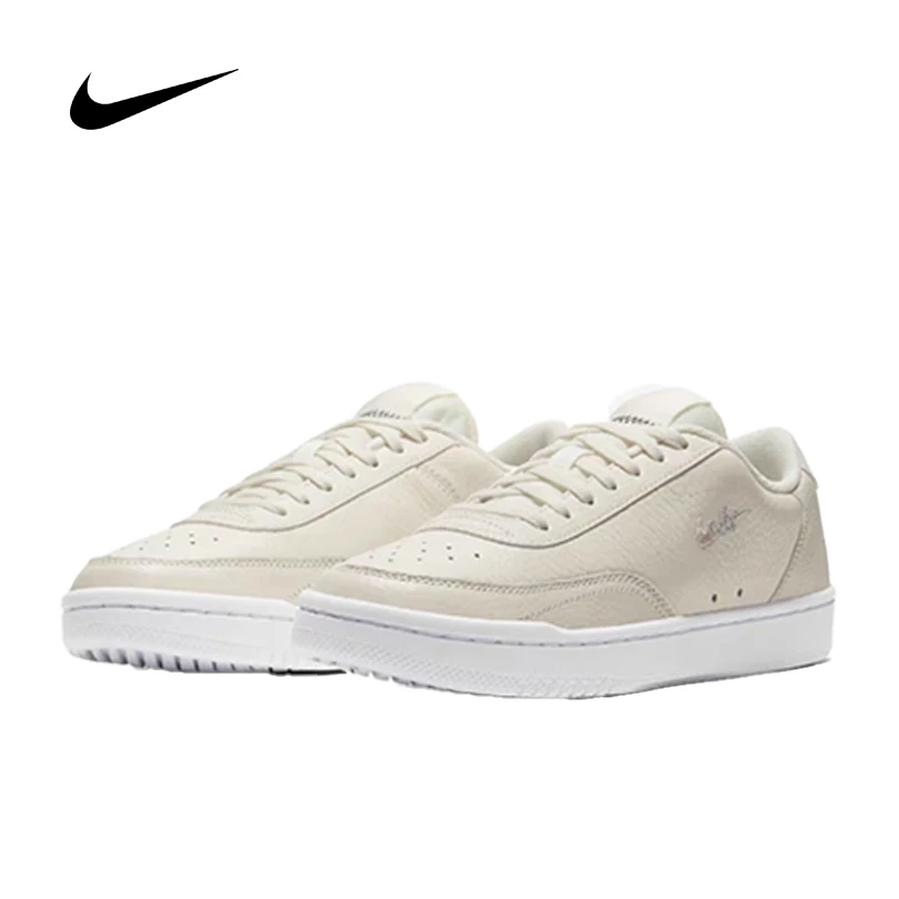 

Nike Women's Court Vintage PRM - Retro Casual Premium Leather White Sneakers CW1067-101