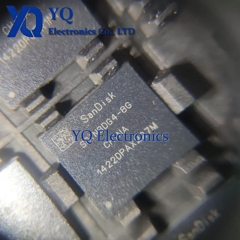 

2PCS/lot New OriginaI SDINBDG4-8G SDINBDG4 BGA-153 Ball 8GB EMMC Chip Set Top Box Storage IC