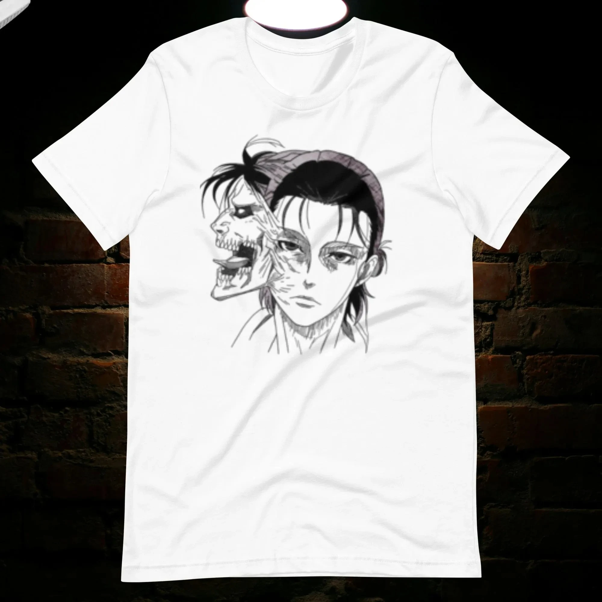 進撃の巨人 アニメ Tシャツ - 両面巨人と人間も！ 日本の漫画風ニュートラルシャツ！ ギフト クリエイティビティ 半袖