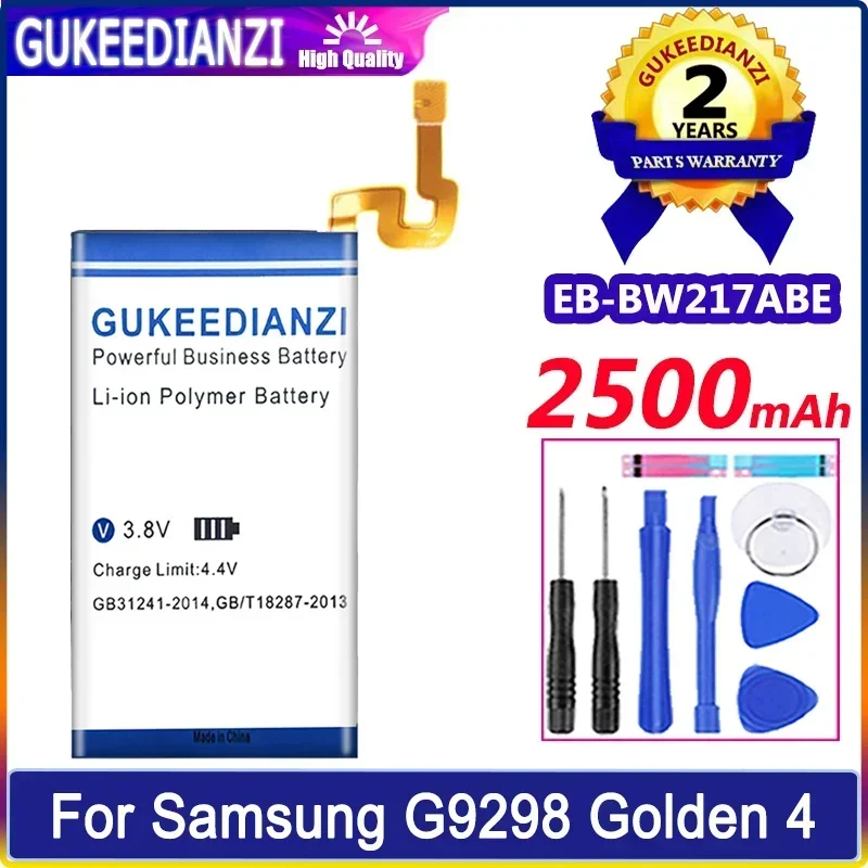 GUKEEDIANZI Battery EB-BW217ABE 2500mAh For Samsung G9298 for Galaxy Golden 4 SM-W2017 Bateria