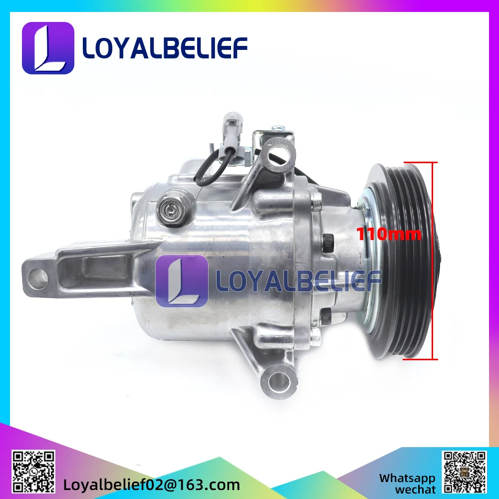 

SVE08C 12V 4PK AC Compressor for SUZUKI SWIFT 2017-24 447280-3582 4472803582 447280-3572 4472803572 447280 3572