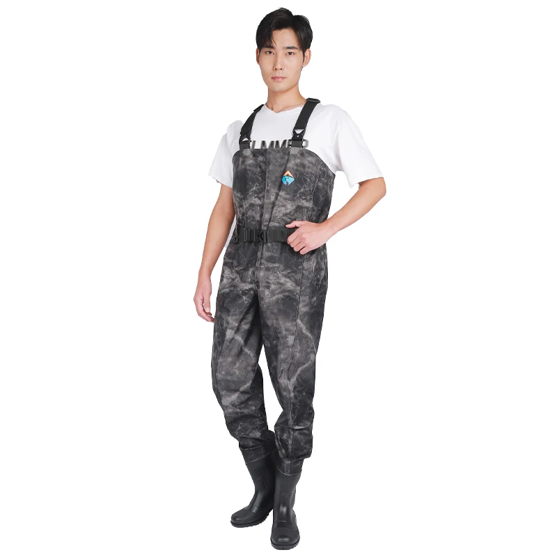 high quality Factory Direct Sale Waterproof Waist High Waders Boot Foot Waders Wader