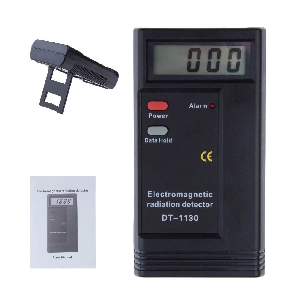 DT-1130 Electromagnetic Field Radiation Detector Tester Battery Type Handheld Portable Counter Emission Dosimeter Warn Meter