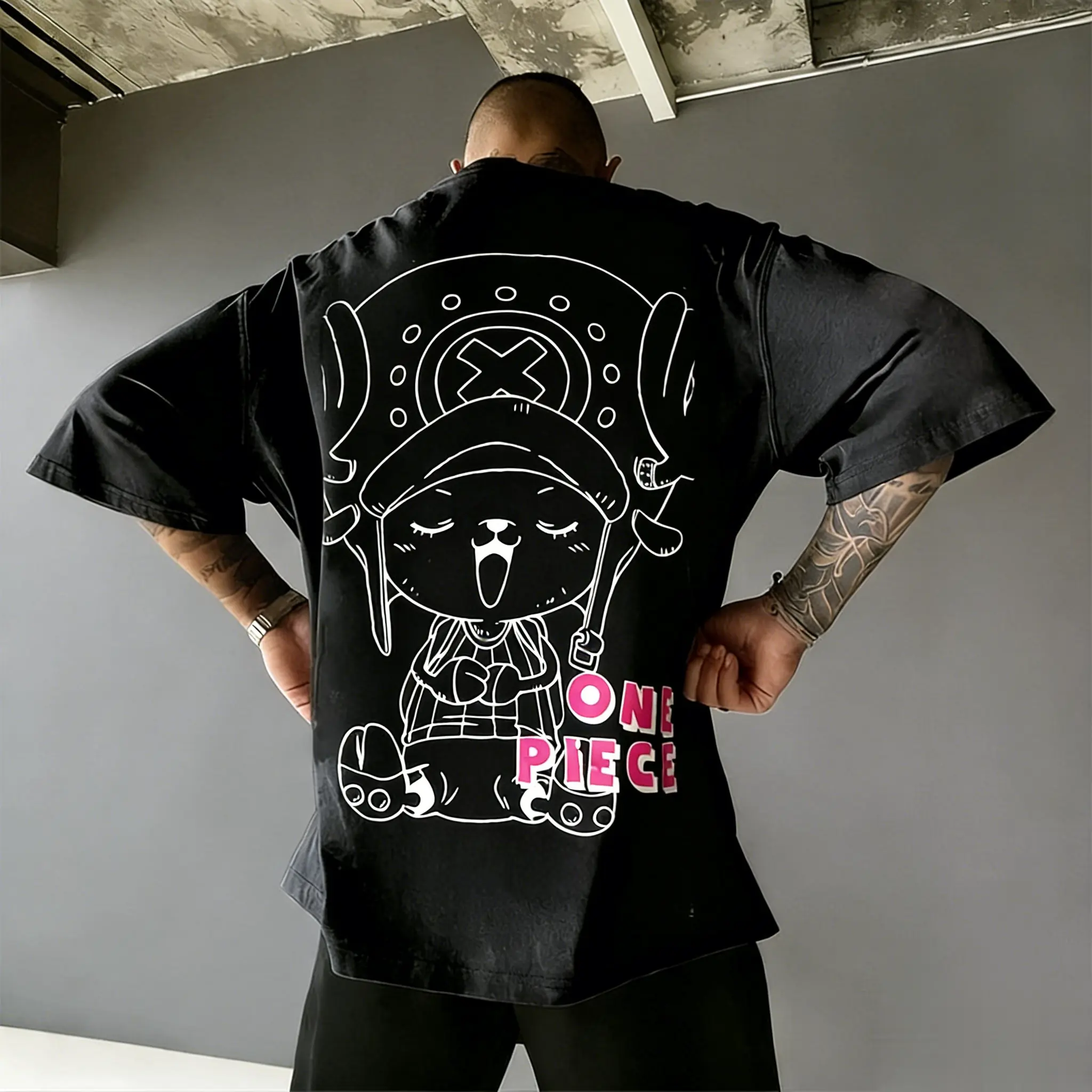 قطعة واحدة المروحية أنيمي تي شيرت الرجال النساء قصيرة الأكمام المحملة الصيف بلايز عادية الجرافيك المحملة الشارع الشهير الكرتون طباعة Y2k 2026 جديد