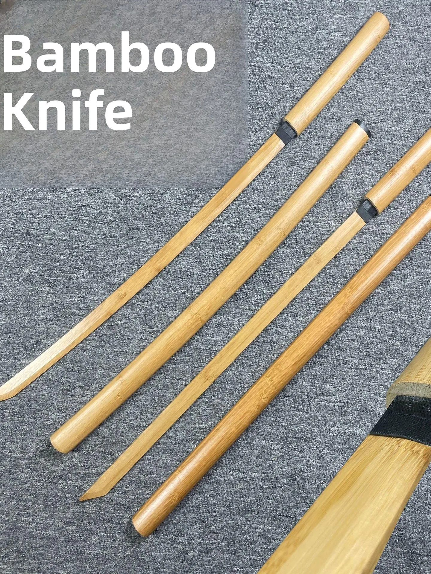 Bamboo Sword Bamboo Sword Stage Performance Samurai Sword Practice Sword Children Morning Exercise Martial Arts Training Sword