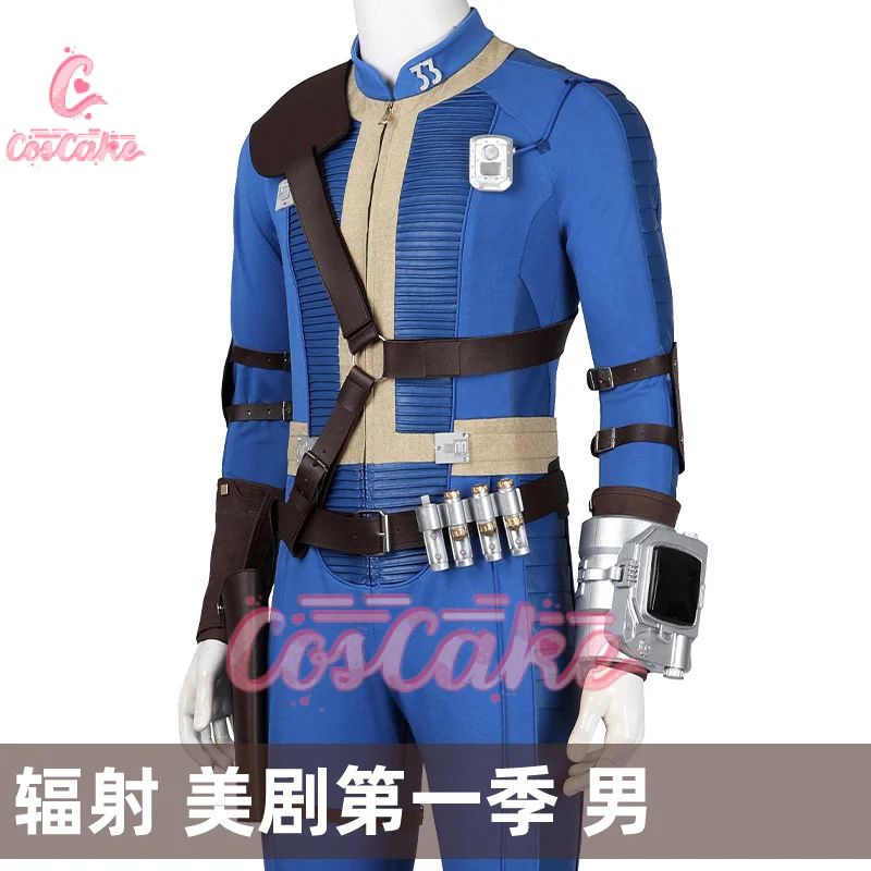 Fallout Lucy cosplay jumpsuit 33 Cosplay Costume Lucy masclean belt armor uniform arm props Halloween