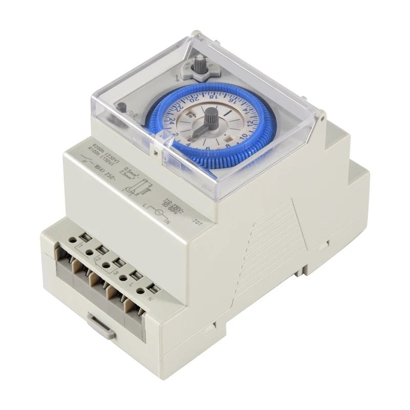 Analog Mechanical Timer Switch 110V-220V 24 Hours Daily Programmable 15Min Setting Time Switch Relay SUL181D Hot