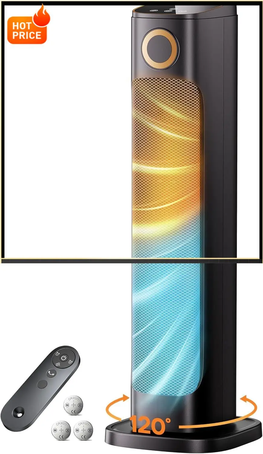 

Бестселлер: Комбинированный обогреватель и вентилятор для патио, для использования в помещении, с 3 уровнями нагрева, 1500 Вт, портативный электрический напольный обогреватель для улицы с пультом ДУ, S