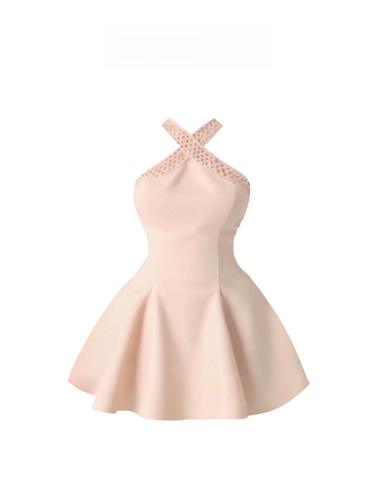 

HEZA Лето для похудения, женское платье трапециевидной формы с высокой талией, французское платье, повседневное, больших размеров, HEZA