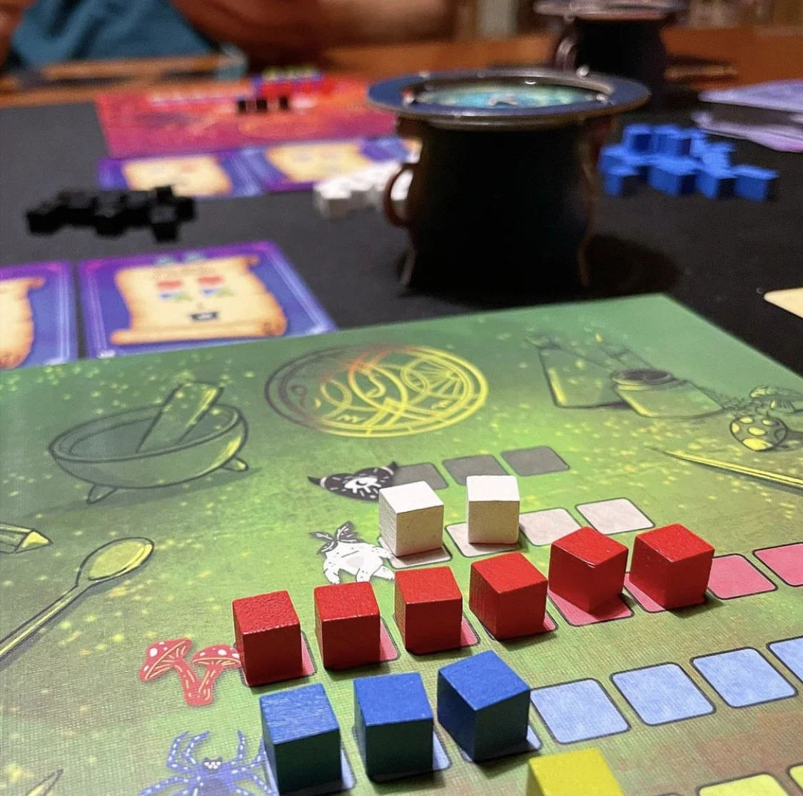 Whirling Witchcraft Board Game for Family and Party, Funny Table Game, Friends Entertainment, Strategy Game, 2-5 Players