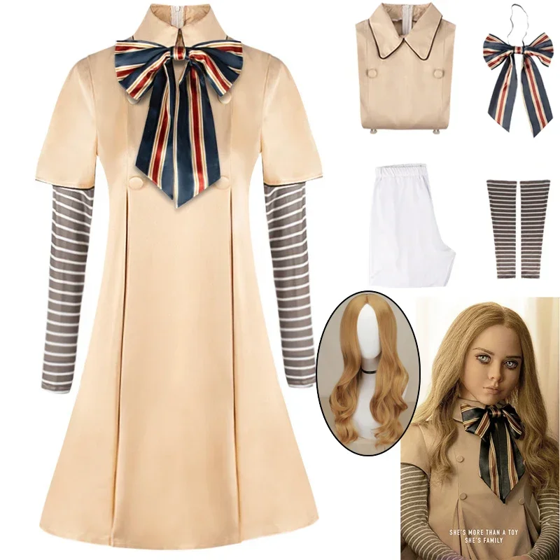 

Cosplay Dress for Kids Girls Women AI Doll Robots Megan Dresses Uniform Two Thousand and Twenty-four Halloween Costumes