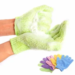 1PC Body Scrub Exfoliating Gloves Moisturizing SPA Foam Sponge Peeling Bast Wisp Massage Skin Care Washcloth for Shower Glove