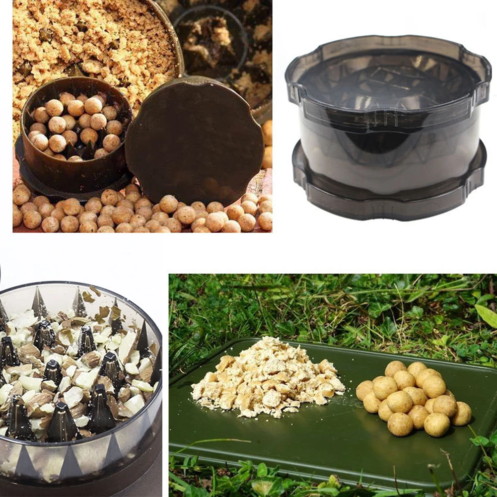 Hard Lure Grinder Wear-Resistant Fishing Bait Crusher Carp Bait Boilie Grinder for Fishing Gear Carp Fishing Tools Accessories