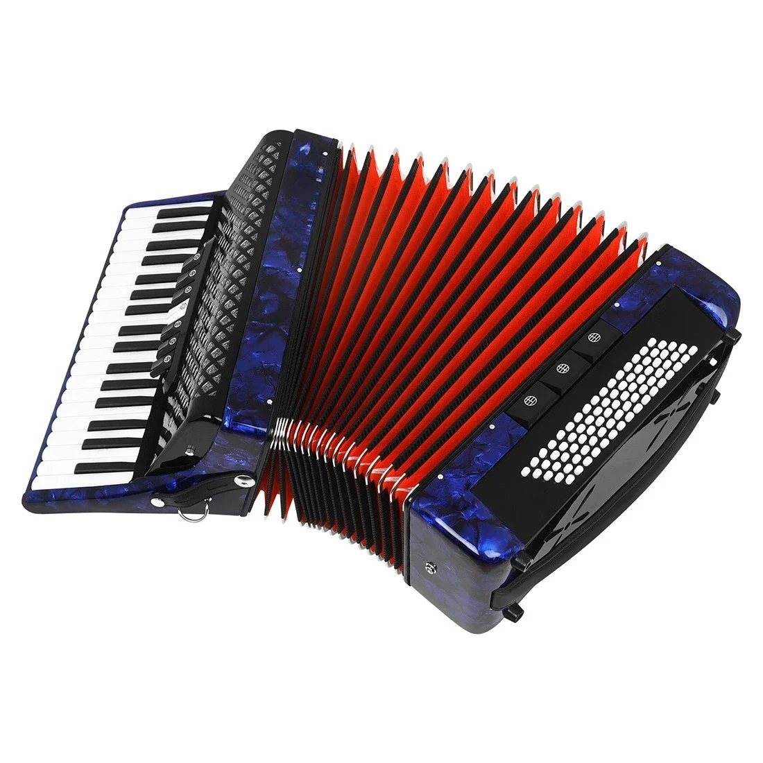 

Bass 37 keys 80 bass 7 keyboard diacritical accordion adult grade playing celluloid accordion
