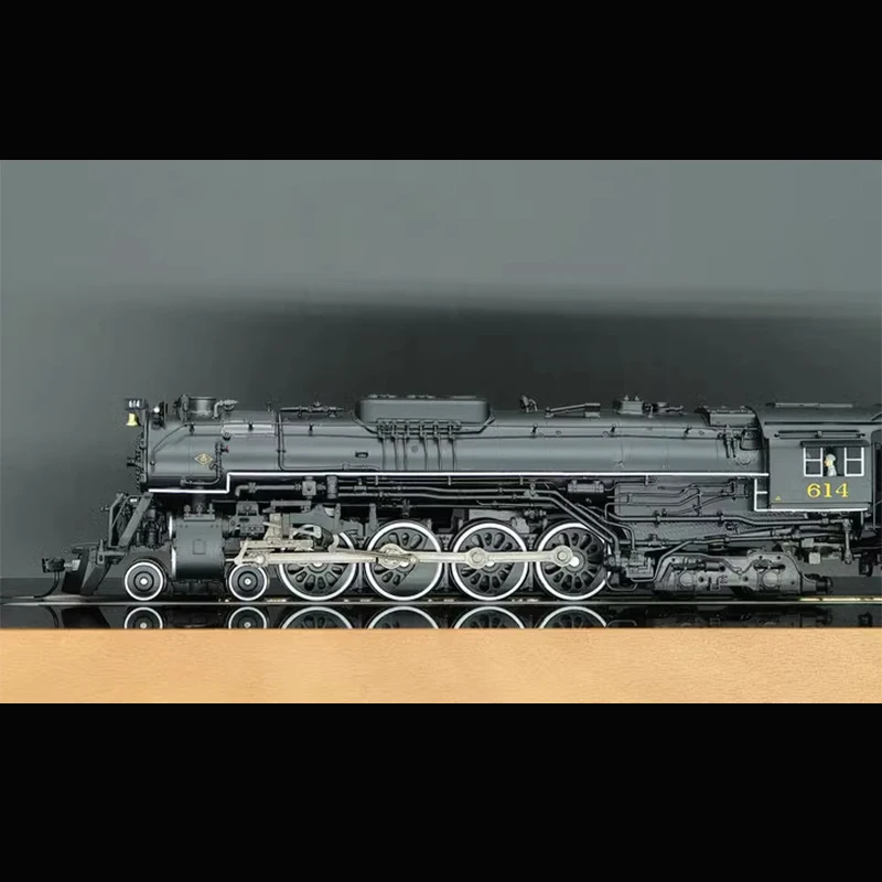 1/87 Simulation Digital Sound Effect Train Model HO Type Copper Car 4-8-4 Digital Sound Effect Smoke Effect Steam Track Car