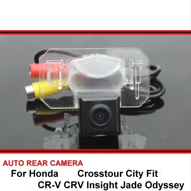 For Honda Crosstour City Fit CR-V CRV Insight Jade Odyssey Car Reversing Back up Parking Rear View Camera HD CCD Night Vision