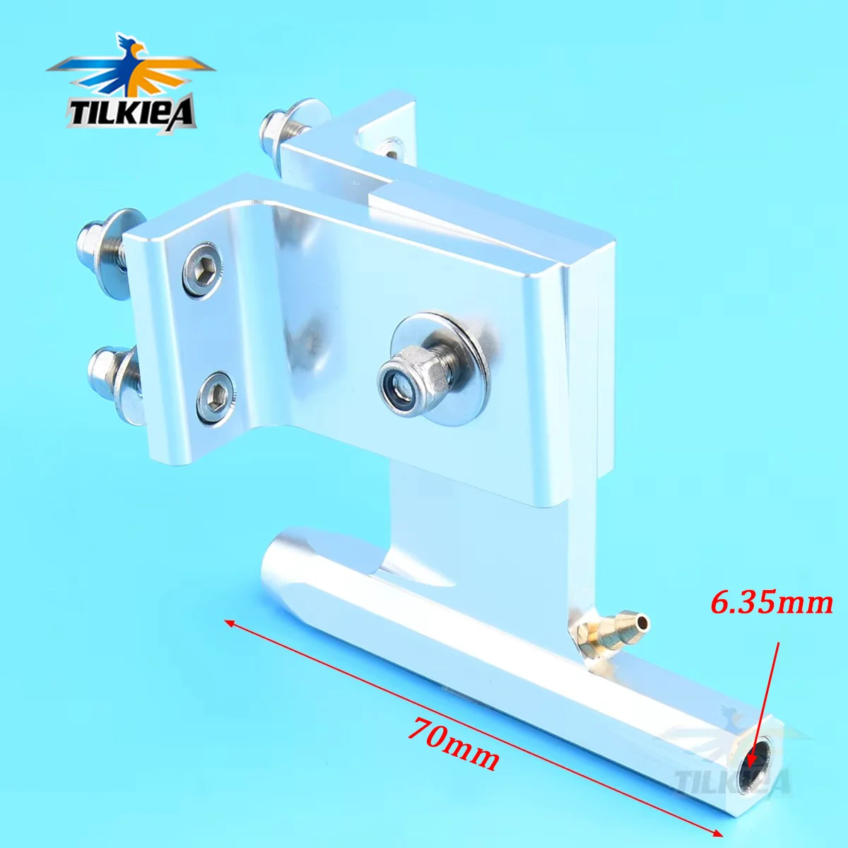 عالية الجودة RC قارب 6.35 مللي متر رمح قوس الألومنيوم تبختر (T70) ل 1/4 "6.35 مللي متر عمود مرن الميثانول البنزين قارب