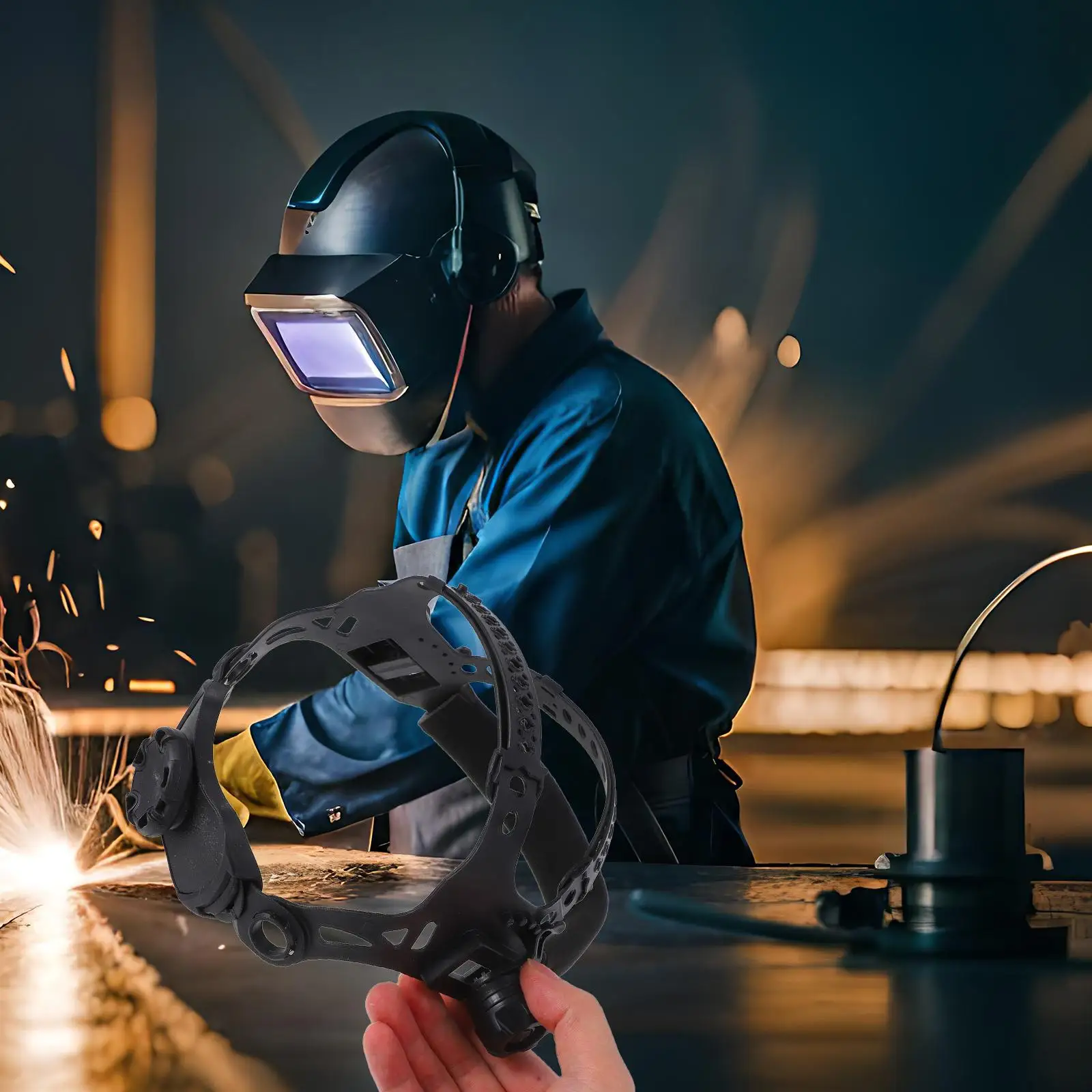 Сварочные очки, каска, повязка на повязку, головной убор, маска, капюшон, аксессуары для пресса, чехол для шлема