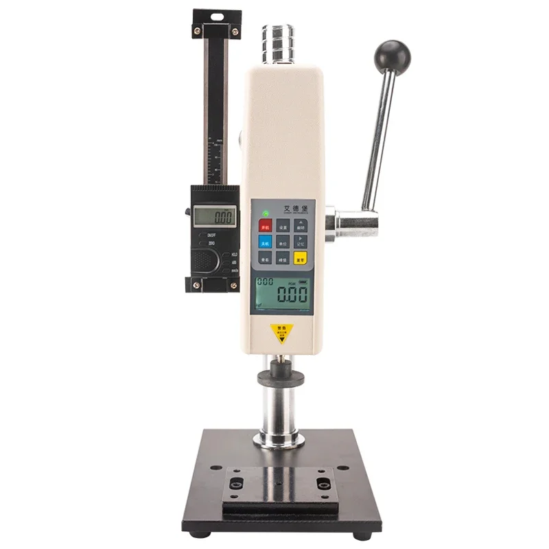 Digital spring pressure testing machine push-pull force meter test bench displacement distance scale HPB