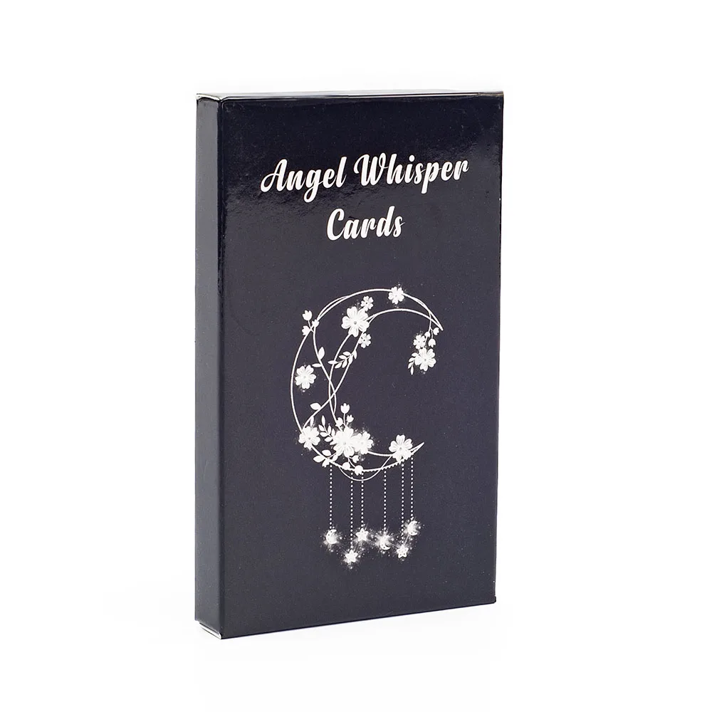 26Pcs Angel Whisper Cards Fun English Version Fortune Telling Divination Tarot Board Game  Family Party Number Affirmation Card