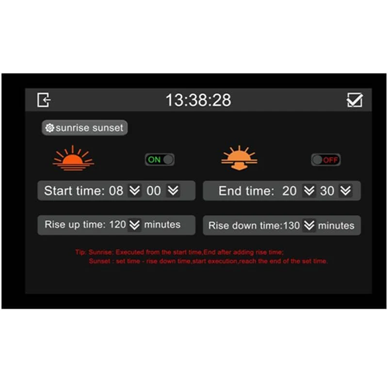 Controlador de iluminação digital para sala de plantio lote LED controlador de luz de crescimento HID com função APP