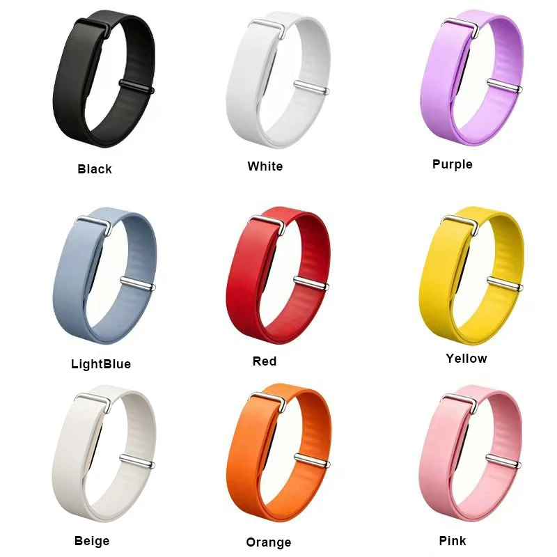 New Sport Silicone Loop Strap for Google Fitbit Air Bracelet Rubber Bracelet Multicolor Wristband for Men Women Accessories