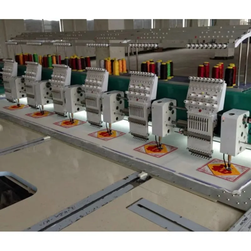 Industrial Embroidery Machine Automatic Logo Embroidery Equipment for Clothing Textile Manufacturing