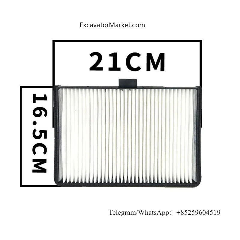 For DOOSAN DH80 150 220 215 225 300 -5 -7 Air Conditioning Filter Element Interior Excavator Accessories