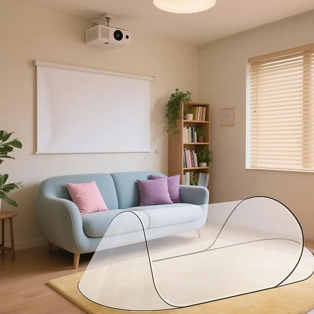 Student Dormitory Mosquito Net No Installation Required Foldable Portable High Density Mesh Fabric
