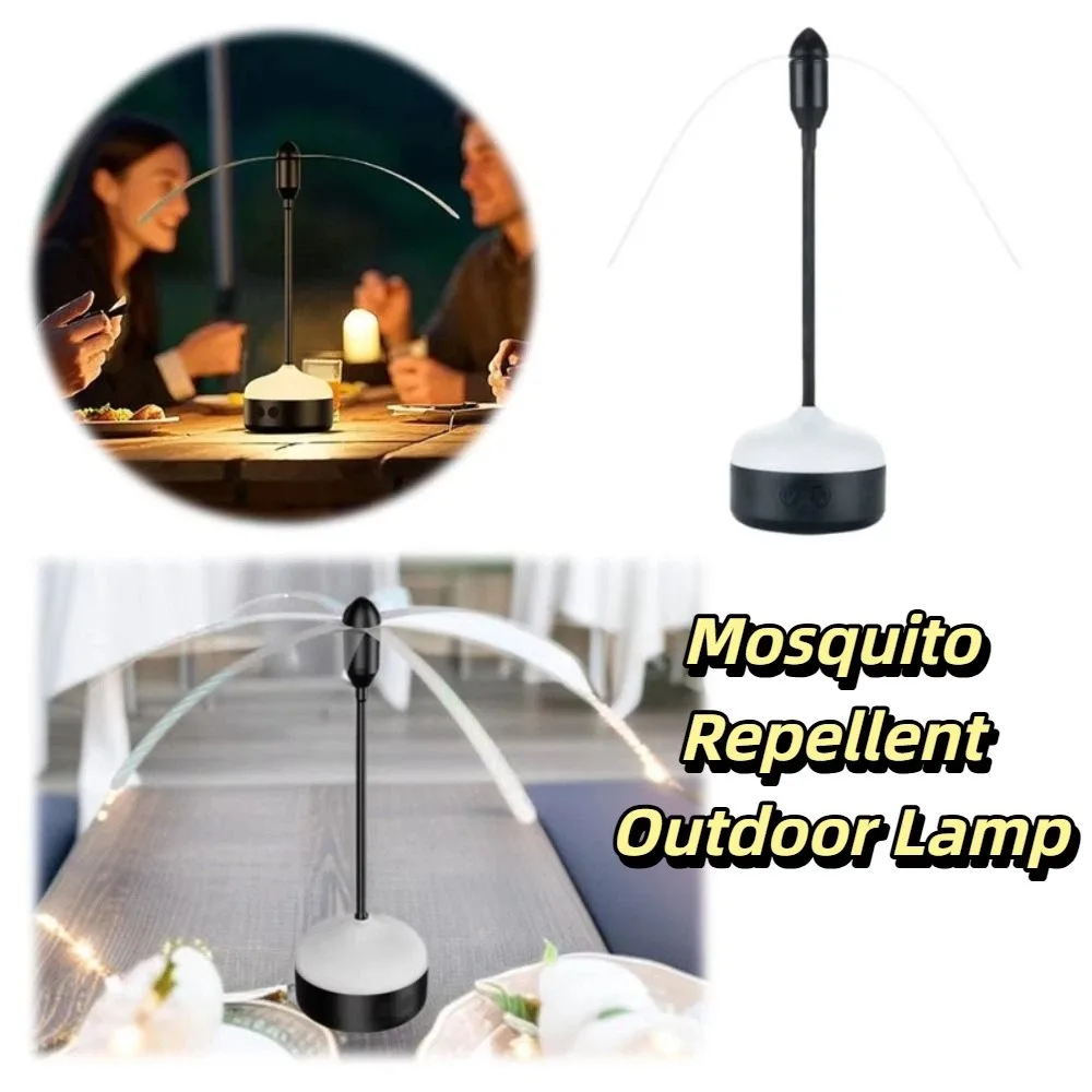 Can Be Hung Foldable Design Fly Fan Multi Functional Night Light Portable Fan Hangable Repellent Light Outdoor Fan Camping