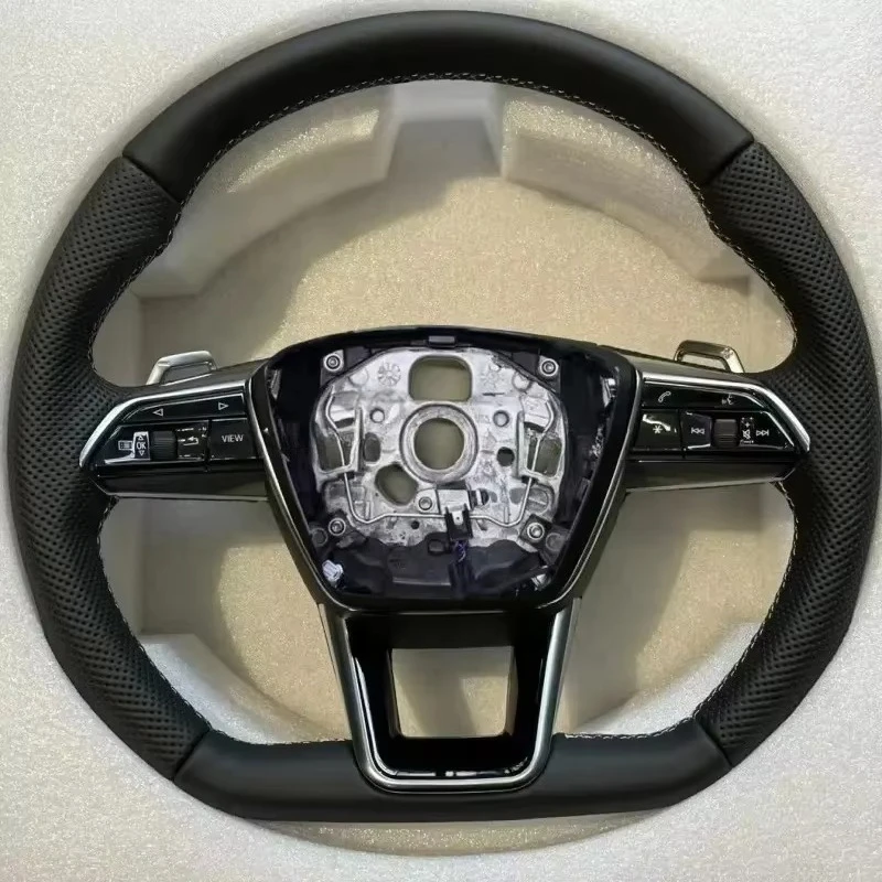 

Leather perforated steering wheel for A4 B8.5