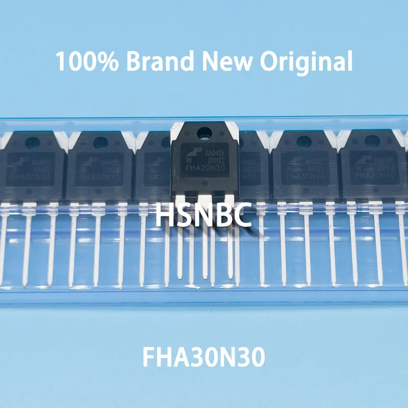 

10Pcs/Lot FHA30N30 30N30 FHA30N30W TO-3P 300V 30A MOSFET N-channel Power Transistor 100% New Original