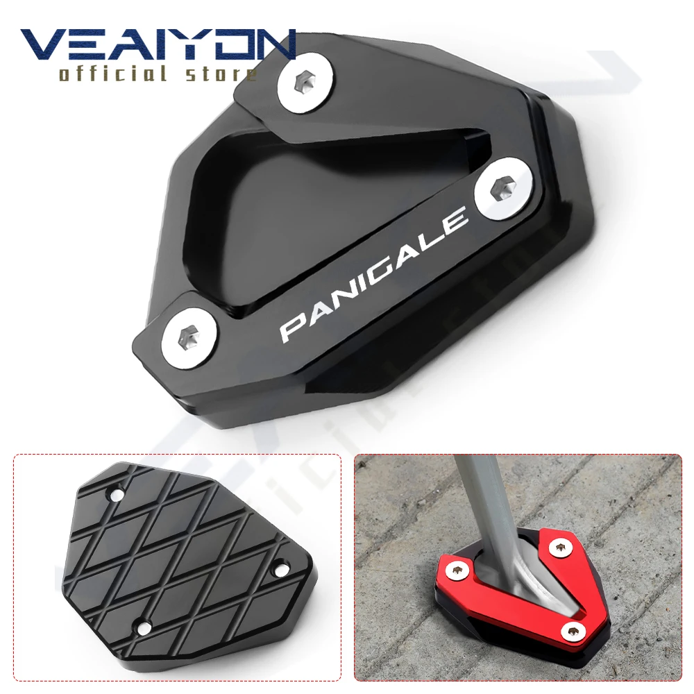 

For PANIGALE 959 899 1199 1299 V2 Foot Kickstand Side support Stand Enlarge Extension Plate Motorcycle Accessories CNC aluminum