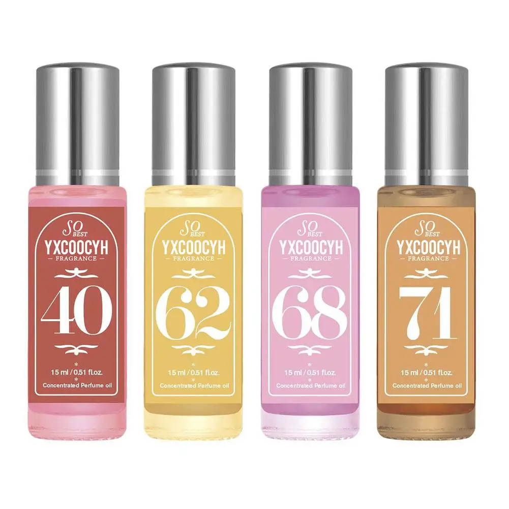 Brume corporelle de parfum en boule de 15ml avec huiles essentielles, Spray de parfum longue durée pour cheveux et peau, parfum corporel pour femmes